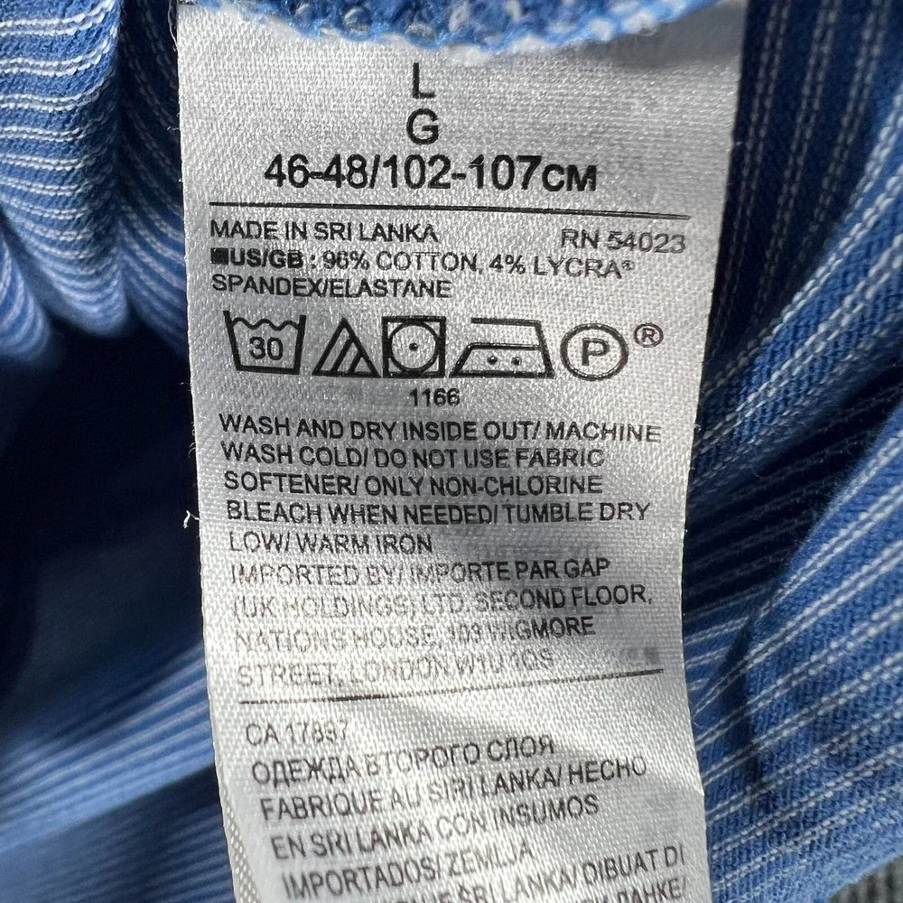 Banana Republic Mens Size Large Blue Short Sleeve Polo Shirt Night Soft Sharp
